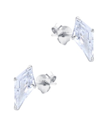 Beautiful CZ Crystal Silver Stud Earring STS-6292